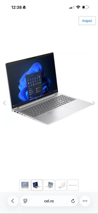 Laptop HP Probook 4 G1iR 16 - Intel Core 5 120U - 512/16GB - Nou