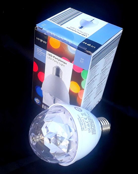 Bec cu LED-URI pentru petreceri cu sistem automat de rotire NOU-25 Lei