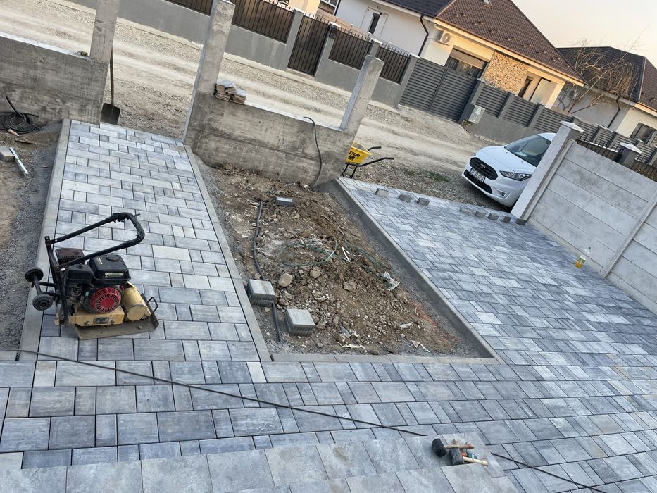 Montaj pavaje si bordura