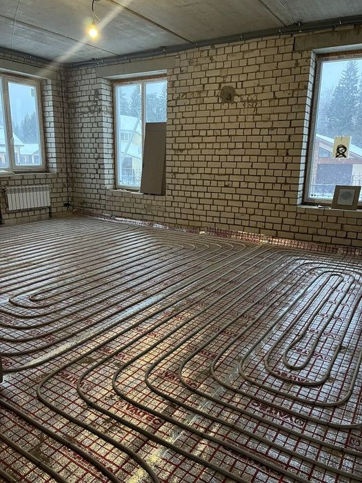 Отопление тёплый пол  радиаторы
