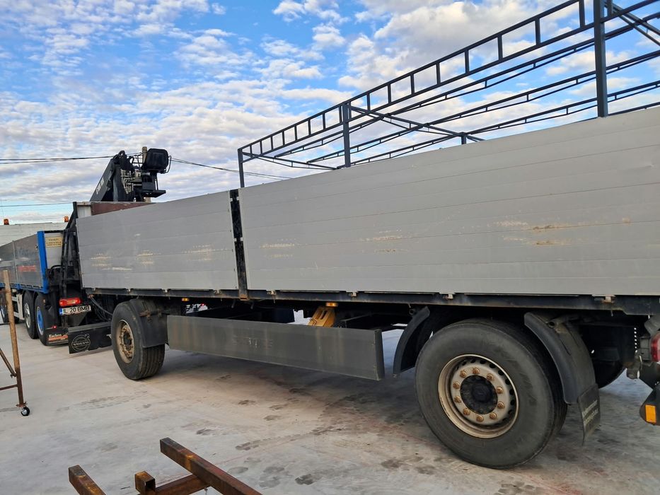 Volvo FM 400 cp cu Hiab(macara) + remorca Krone