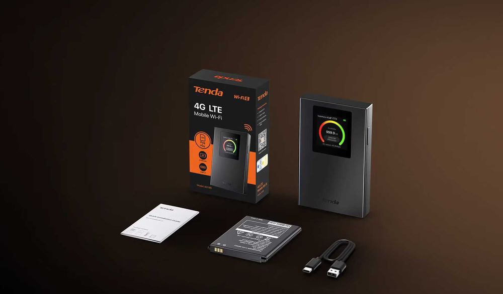 Router 4G LTE Tenda 4G185 v 4.0 portabil Wi-Fi 6E Slot Sim Sigilat Nou