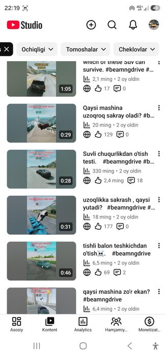 Youtube kanal sotiladi