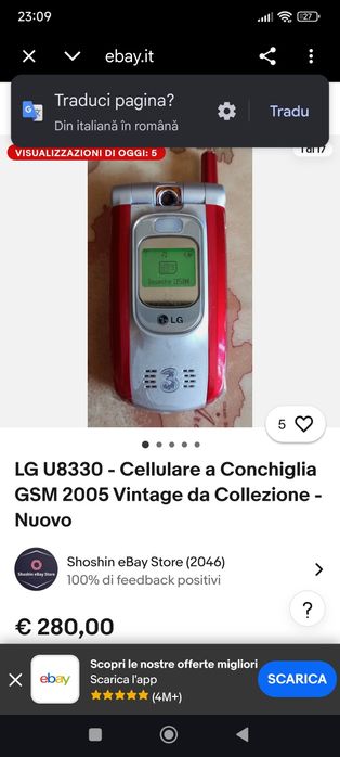 LG telefon cu clapeta