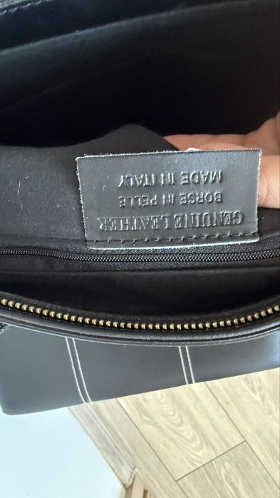 Дамска чанта “genuine leather “естествена кожа