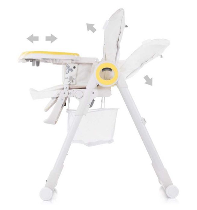 Столче за хранене Chipolino Master Chef,жълто