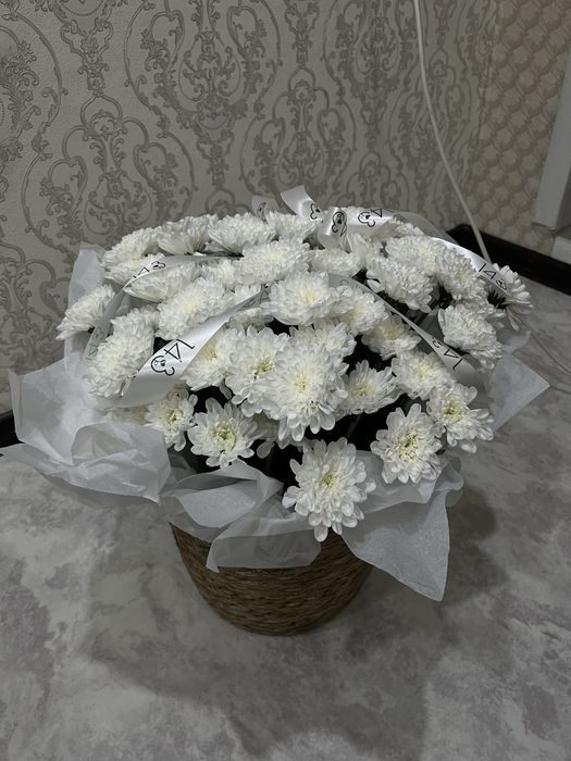 2 Букета хризантемы