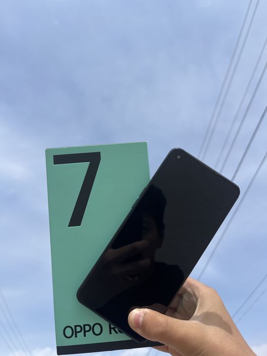 Oppo reno 7 128/8 коробкасы бар экран істеп тұр