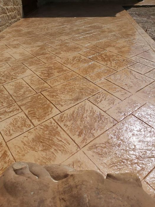 Beton amprentat /dezactivat