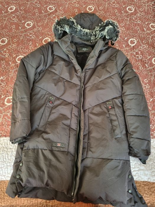 Длинная мужская зимняя куртка