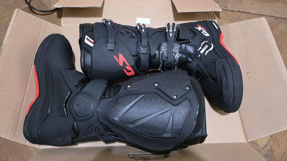 Cizme Moto TCX Comp EVO 2 Michelin, noi, in cutie, marime 45