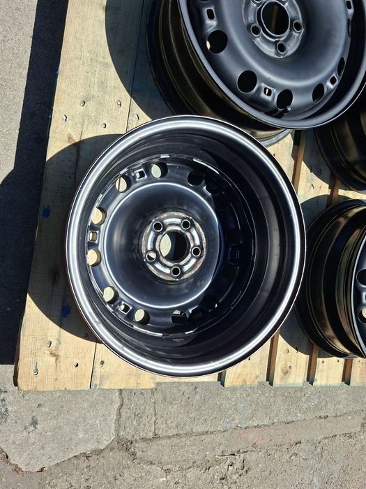 15" 5Х100мм Фолксваген, Сеат, Шкода 5x100 Стоманени джанти