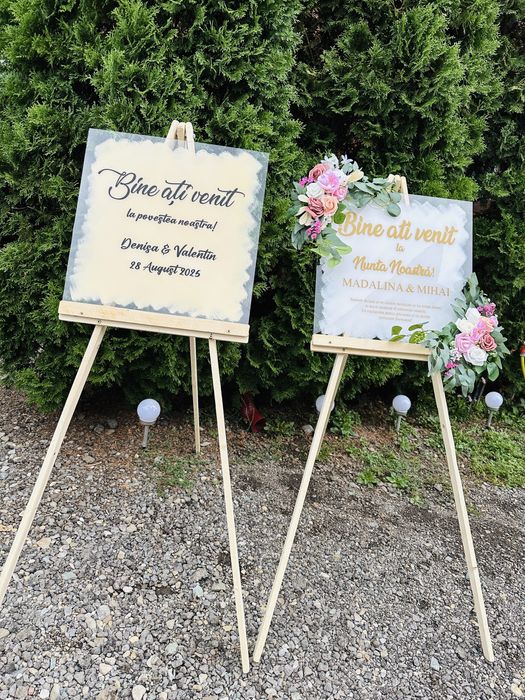 Sevalet si panou personalizat