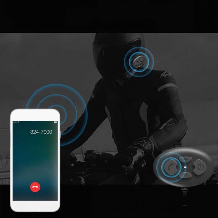 Bluetooth Слушалки Микрофон За Мото Каска, Големи Бутони