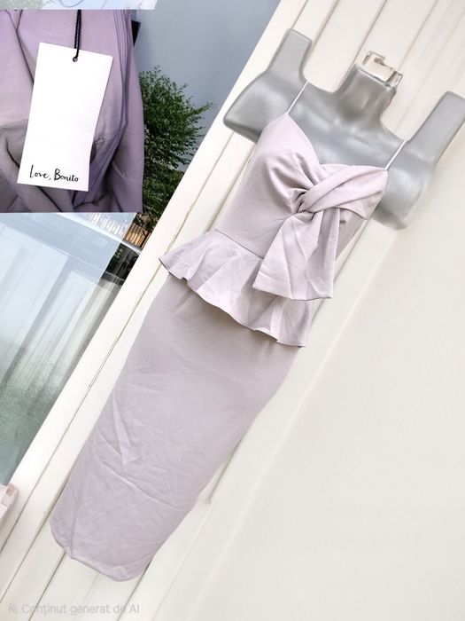 Rochie gri, eleganta