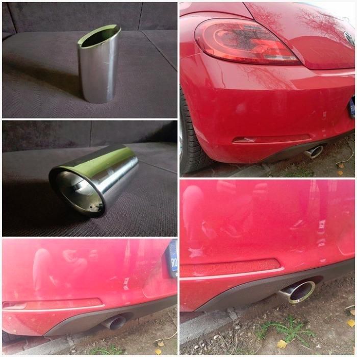 Tips ornament inox evacuare sport audi volkswagen golf 5 6 7 skoda