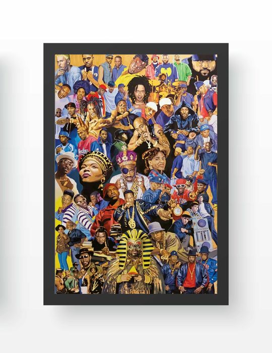 Rap постер с рамка