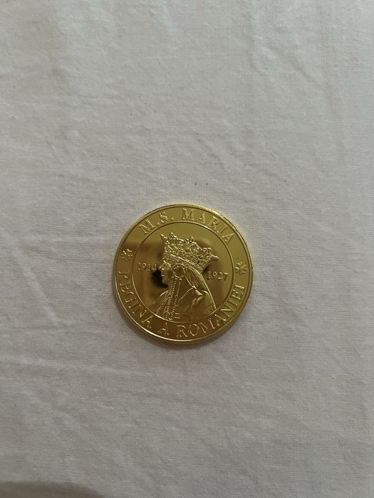 Bănuț comemorativ Ferdinand I & Regina Maria