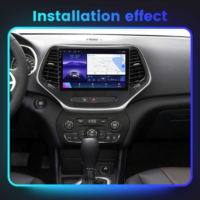 Navigatie Android 14 JEEP CHEROKEE 2014 -18 1/8 Gb Waze CarPlay CAMERA