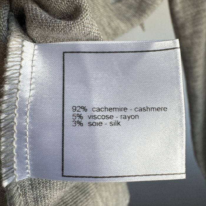 Chanel cashmere neck-scarf jumper pulover