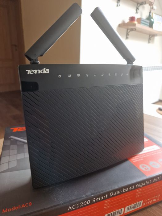 Като Нов Tenda AC9 DualBand Рутер- пълен комплект