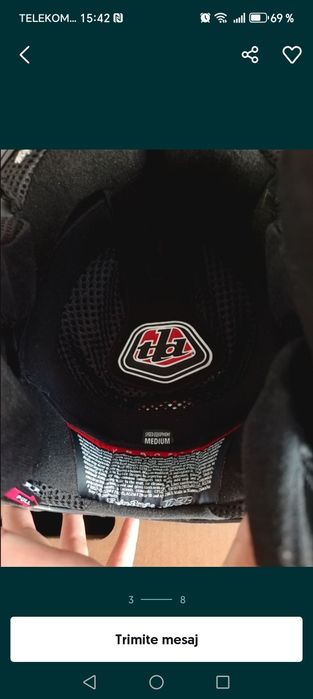 Vând cască Troy Lee Desyng cu ochelari oaklei