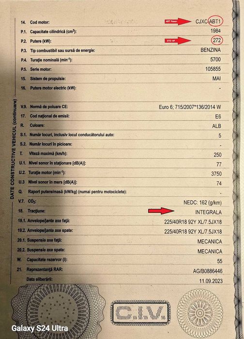 VW Golf7 R  Kombilimousine / mk7