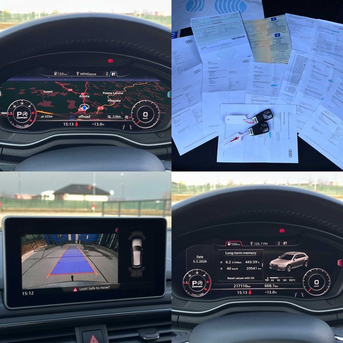 AUDI A4 S-Line / 2.0TDI-190Cp / RATE / Matrix / CockPit / Distronic