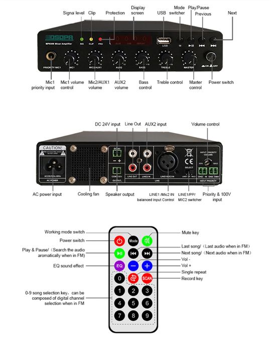 Продам микширующий усилитель