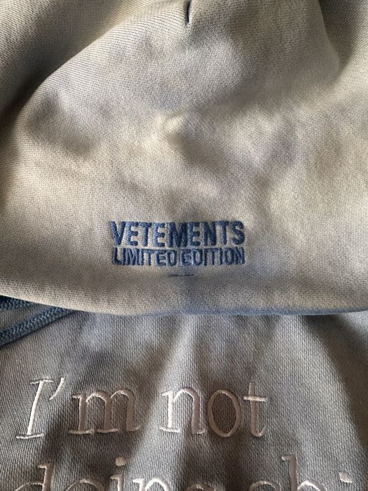 худи Vetements automne-hiver