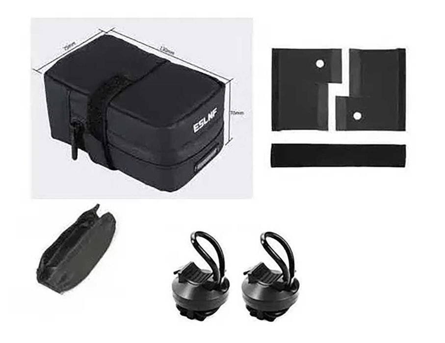 Pachet diverse accesorii bicicleta noi, geanta