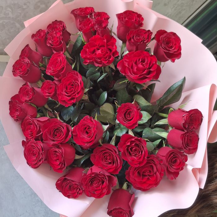 Цветы роза 36 штук