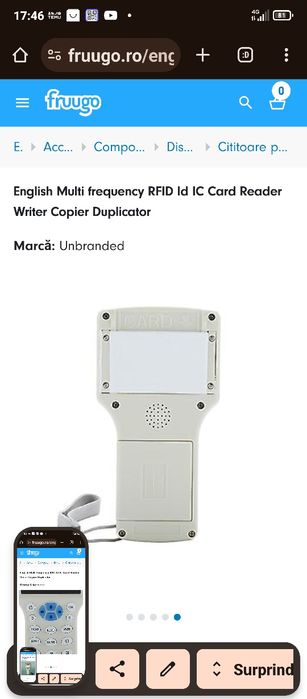 Programator cartele interfon