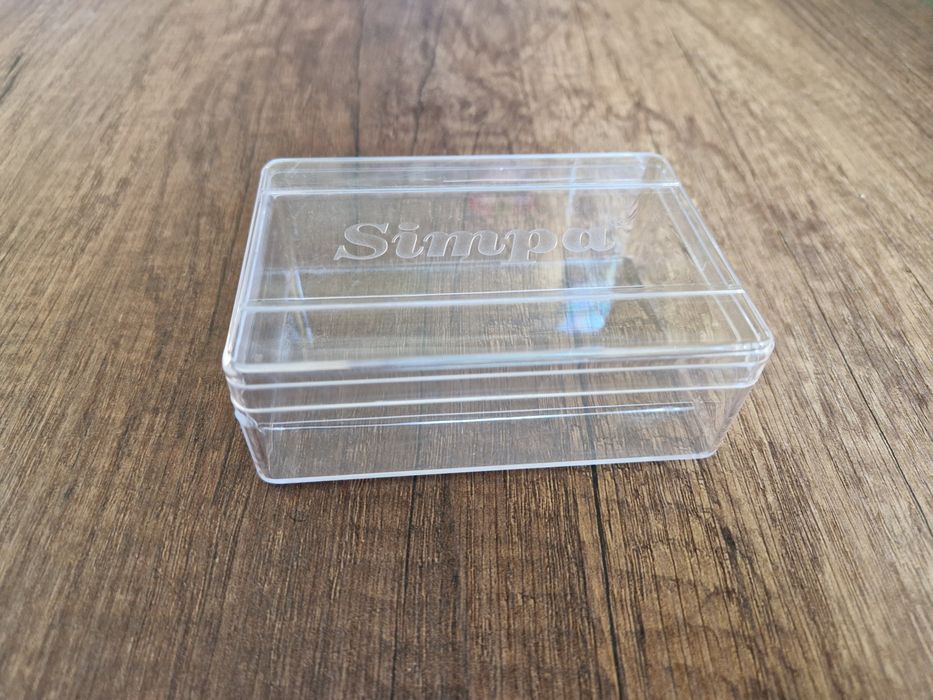 Празна пластмасова кутия, кутия за съхранение, прозрачна,