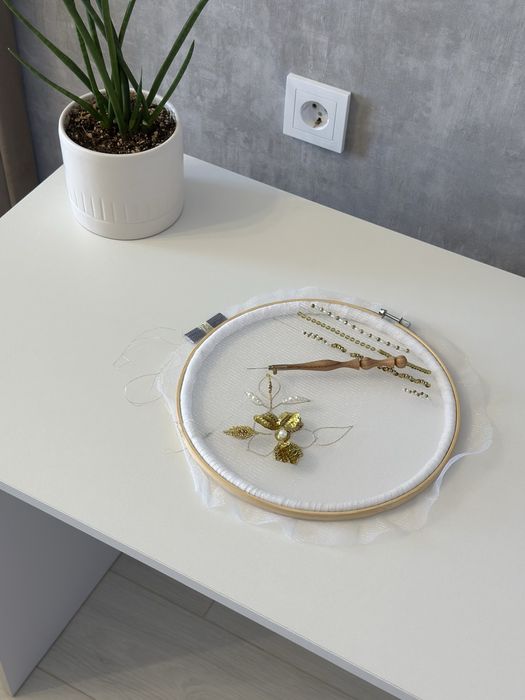 Компьютерный стол, белый 100*50 см