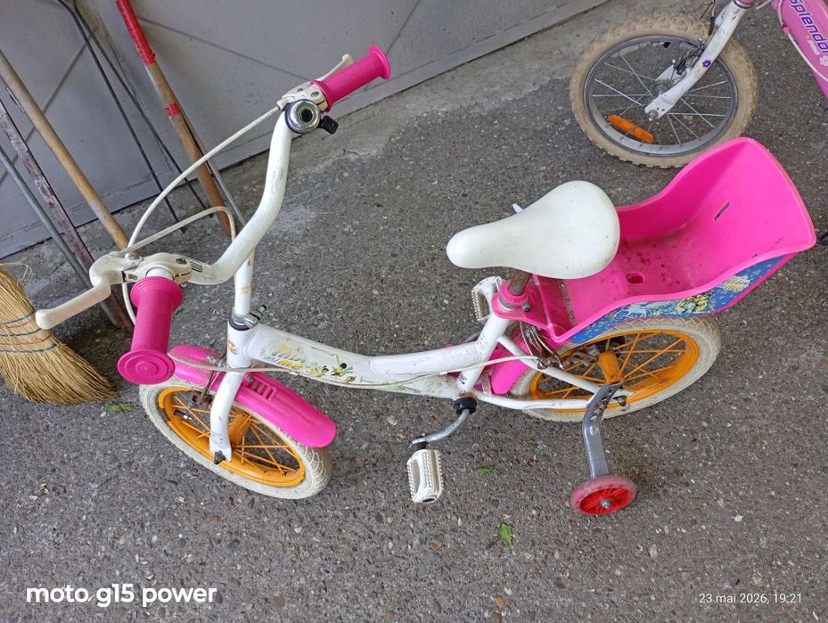 Bicicleta fetițe pe roti de  14' și 16'