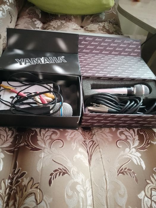 Караоке приставка. С микрофонами.