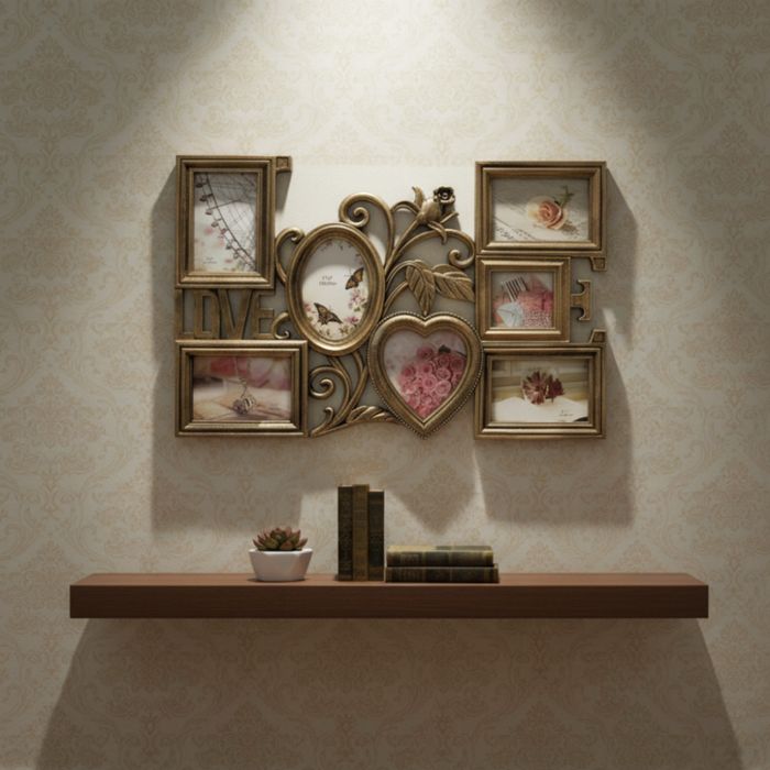 Любовна Феерия – декоративна фоторамка за 7 снимки