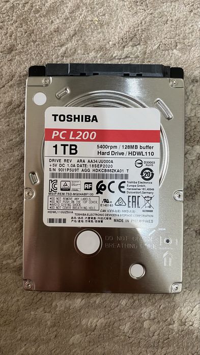 Продам жостки лиск на 1tb