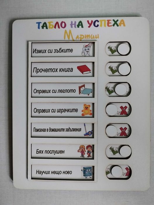 Дъска на успеха нова