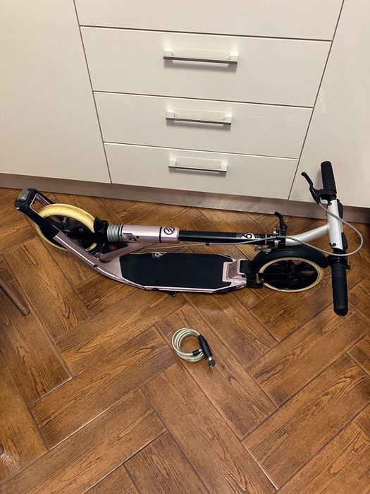 Trotineta T9 EF  roz metalizat ajustabila