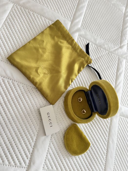 Золотые серьги Gucci