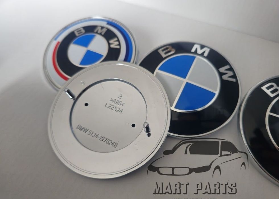 Алуминиева емблема за Бмв 78мм 82мм 74мм 68мм 45мм 11мм Емблема за Bmw