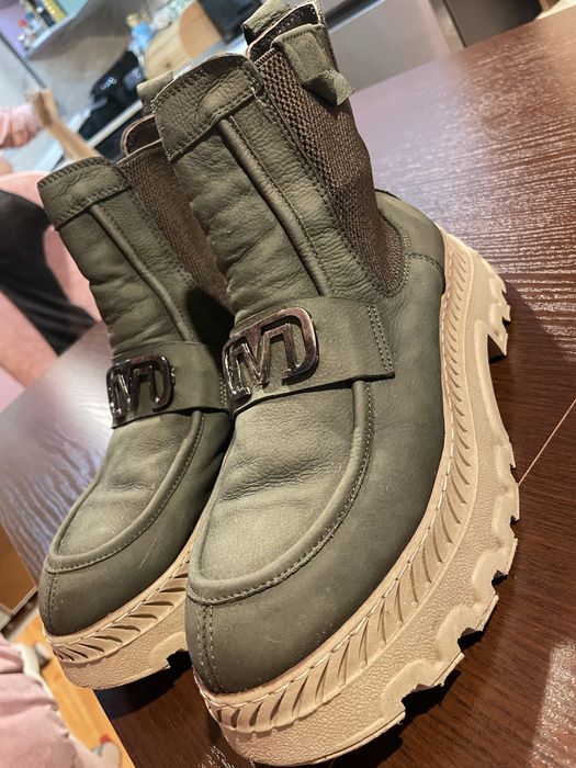 Дамски боти от естествен велур