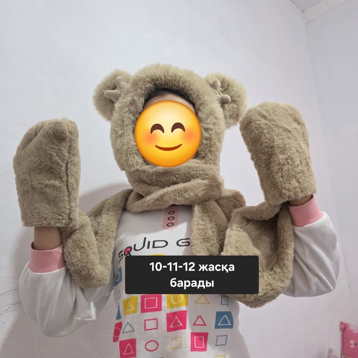 2в1 шапка мен шарф