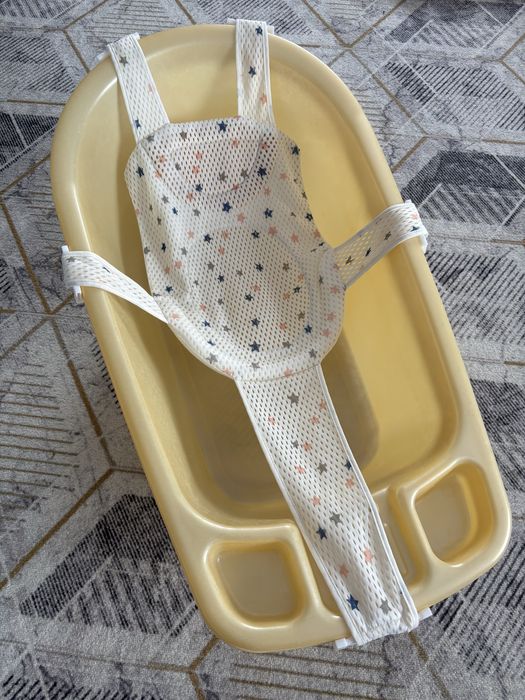 Детская ванночка с шезлонгом