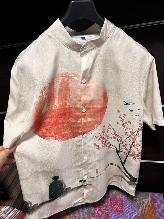 Мъжки винтидж v-neck ризи