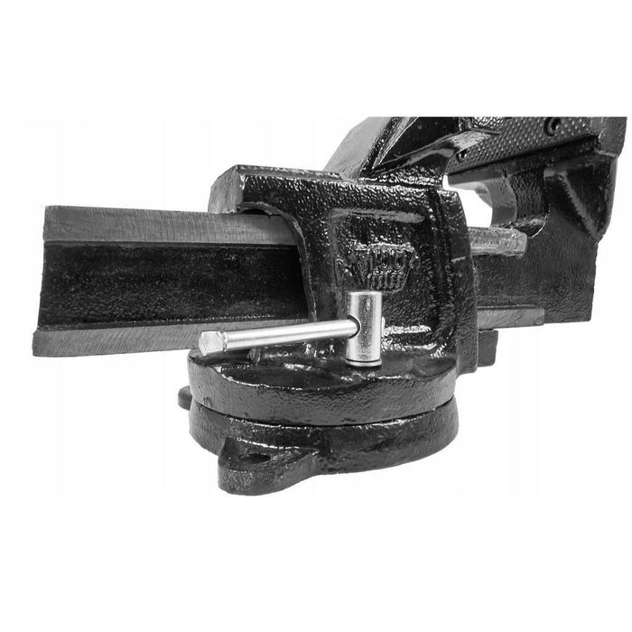Menghina rotativa de banc turnata, 100 mm 4", din fonta, cu nicovala,