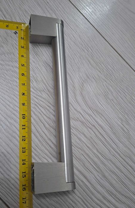 Set 10 manere mobila Amerdeco Argintiu mat 165mm