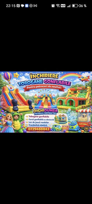 Închirieri tobogane gonflabile